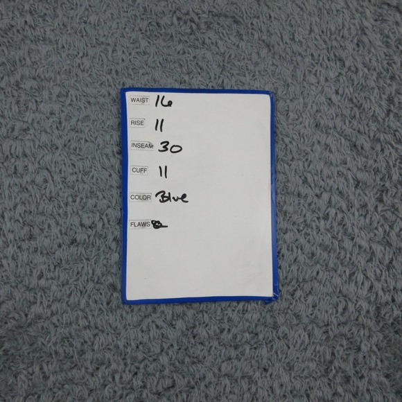 JustUSA Jeans Womens 14 Blue Longer Length Wide Leg Fringe Hem 32x30* NWT - Picture 15 of 16